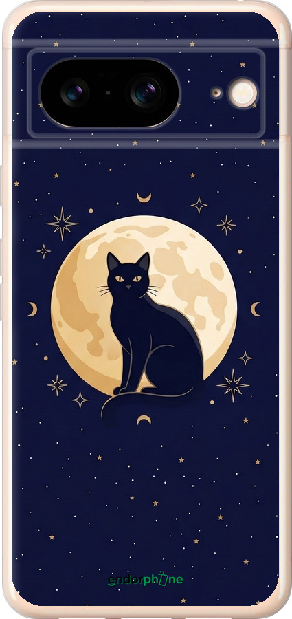 Силиконовый чехол Cute Cat Celestial/Witchy для Google Pixel 8 - 6787u-3060 изображение 