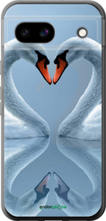 Силіконовий чехол Лебеді для Google Pixel 8A - 6007u-3406 изображение 
