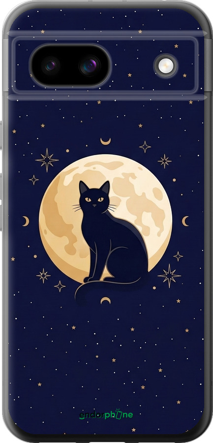 Силіконовий чехол Cute Cat Celestial/Witchy для Google Pixel 8A - 6787u-3406 изображение 