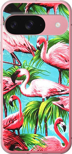 Силиконовый чехол Tropical background для Google Pixel 9 5G - 4016u-3643 изображение 