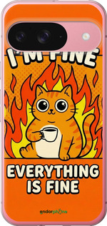 Силіконовий чехол Funny Cat для Google Pixel 9 5G - 6786u-3643 изображение 