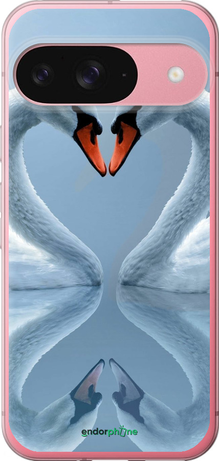 Силиконовый чехол Лебеди для Google Pixel 9 5G - 6007u-3643 изображение 