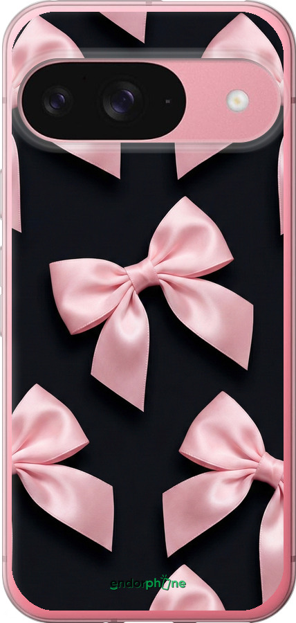Силиконовый чехол Coquette Ribbons Dark Coquette для Google Pixel 9 5G - 6767u-3643 изображение 