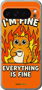 Силиконовый чехол Funny Cat для Google Pixel 9 PRO XL - 6786u-3749 изображение 