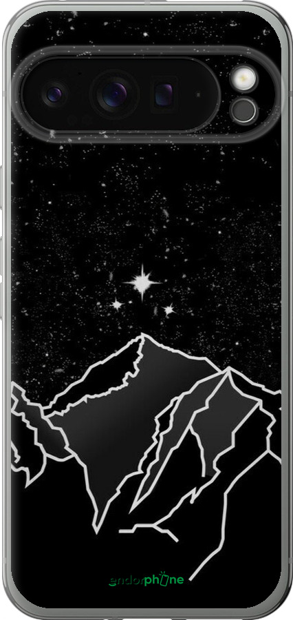 Силіконовий чехол Мінімалістичний гірський краєвид для Google Pixel 9 PRO XL - 6438u-3749 изображение 