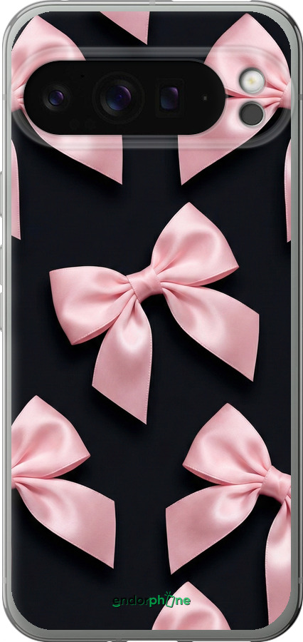 Силиконовый чехол Coquette Ribbons Dark Coquette для Google Pixel 9 PRO XL - 6767u-3749 изображение 