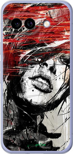 Силиконовый чехол Лицо девушки для Google Pixel 9A - 1162u-3899 изображение 