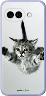 Силіконовий чехол Літаюче кошеня для Google Pixel 9A - 2322u-3899 изображение 