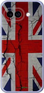 Силиконовый чехол Флаг Великобритании 2 для Google Pixel 9A - 387u-3899 изображение 