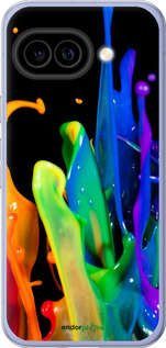 Силиконовый чехол брызги краски для Google Pixel 9A - 3957u-3899 изображение 