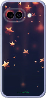 Силиконовый чехол Падающие звезды для Google Pixel 9A - 3974u-3899 изображение 