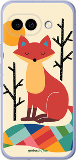Силиконовый чехол Rainbow fox для Google Pixel 9A - 4010u-3899 изображение 