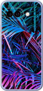 Силиконовый чехол Папоротник под ультрафиолетом для Google Pixel 9A - 4069u-3899 изображение 