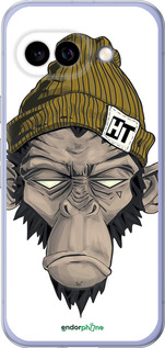 Силиконовый чехол Обезьяна в шапке для Google Pixel 9A - 4183u-3899 изображение 