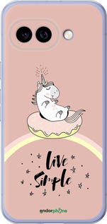 Силиконовый чехол Единорожка в пончике для Google Pixel 9A - 4282u-3899 изображение 