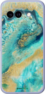 Силиконовый чехол Green marble для Google Pixel 9A - 4365u-3899 изображение 