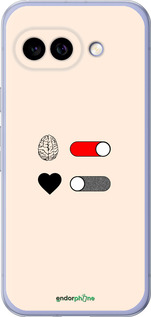 Силиконовый чехол Любовь и ум для Google Pixel 9A - 4553u-3899 изображение 