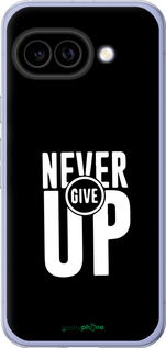 Силиконовый чехол Никогда не сдавайся для Google Pixel 9A - 4572u-3899 изображение 