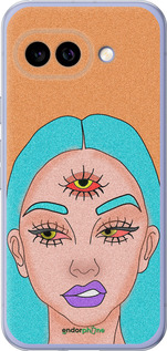 Силиконовый чехол Девушка рисунок для Google Pixel 9A - 4576u-3899 изображение 