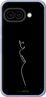 Силиконовый чехол Силуэт1 для Google Pixel 9A - 4590u-3899 изображение 