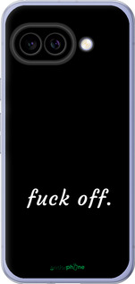 Силиконовый чехол Fuck off для Google Pixel 9A - 4731u-3899 изображение 