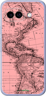 Силиконовый чехол Карта для Google Pixel 9A - 4794u-3899 изображение 