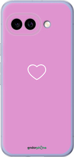 Силиконовый чехол Сердце 2 для Google Pixel 9A - 4863u-3899 изображение 