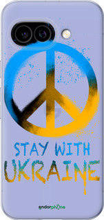 Силиконовый чехол Stay with Ukraine v2 для Google Pixel 9A - 5310u-3899 изображение 
