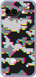 Силиконовый чехол Пиксельный камуфляж для Google Pixel 9A - 5481u-3899 изображение 