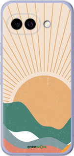 Силиконовый чехол Горы и солнце v2 для Google Pixel 9A - 5488u-3899 изображение 