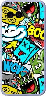 Силіконовий чехол Стікери v4 для Google Pixel 9A - 5508u-3899 изображение 