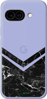Силиконовый чехол Мраморный шеврон для Google Pixel 9A - 5570u-3899 изображение 