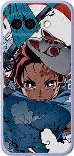 Силиконовый чехол Танджиро Камадо для Google Pixel 9A - 5574u-3899 изображение 