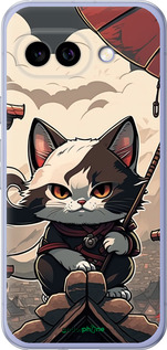 Силиконовый чехол Япония - кот на крыше для Google Pixel 9A - 5582u-3899 изображение 