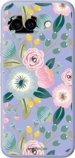 Силиконовый чехол Цветочные обои v2 для Google Pixel 9A - 5602u-3899 изображение 