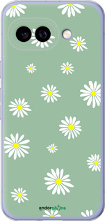 Силиконовый чехол Ромашки v4 для Google Pixel 9A - 5603u-3899 изображение 
