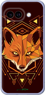 Силиконовый чехол Лиса геометрия для Google Pixel 9A - 5607u-3899 изображение 