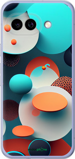 Силиконовый чехол Горошек абстракция для Google Pixel 9A - 5608u-3899 изображение 