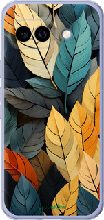 Силиконовый чехол Кольорове листя для Google Pixel 9A - 5644u-3899 изображение 