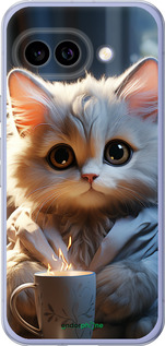 Силіконовий чехол Білий кіт для Google Pixel 9A - 5646u-3899 изображение 