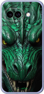 Силиконовый чехол Зелёный дракон v2 для Google Pixel 9A - 5817u-3899 изображение 