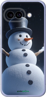 Силиконовый чехол Снеговик для Google Pixel 9A - 5826u-3899 изображение 