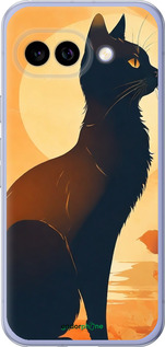 Силиконовый чехол Черная кошка v2 для Google Pixel 9A - 5830u-3899 изображение 