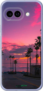 Силиконовый чехол Пальмы для Google Pixel 9A - 5873u-3899 изображение 