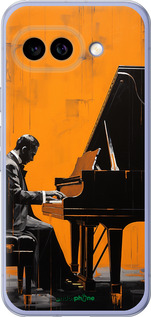 Силиконовый чехол Чехол для телефона Мужчина за Роялем для Google Pixel 9A - 5938u-3899 изображение 