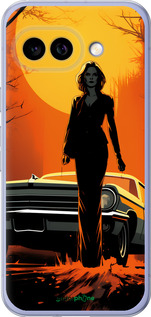 Силиконовый чехол Чехол для телефона Девушка возле автомобиля для Google Pixel 9A - 5946u-3899 изображение 