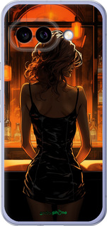 Силиконовый чехол Чехол для телефона Девушка в баре для Google Pixel 9A - 5947u-3899 изображение 