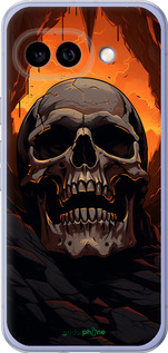 Силиконовый чехол Череп в пещере для Google Pixel 9A - 5959u-3899 изображение 