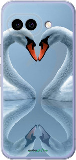 Силиконовый чехол Лебеди для Google Pixel 9A - 6007u-3899 изображение 