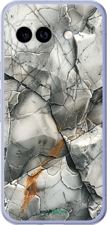 Силиконовый чехол Серый мрамор для Google Pixel 9A - 6041u-3899 изображение 